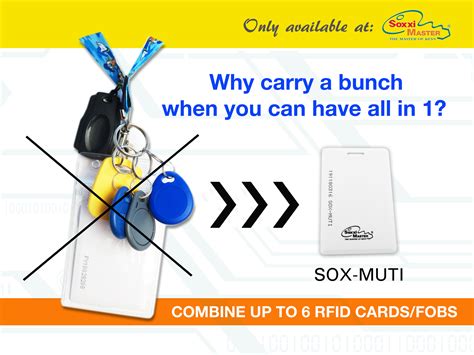 consolidate rfid cards|Combine up to 6 RFID cards/tags into 1 card .